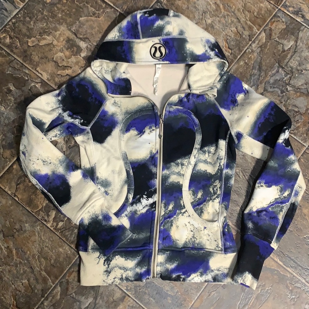 💙🖤 Milky Way Prink size 8 lulu scuba sweater